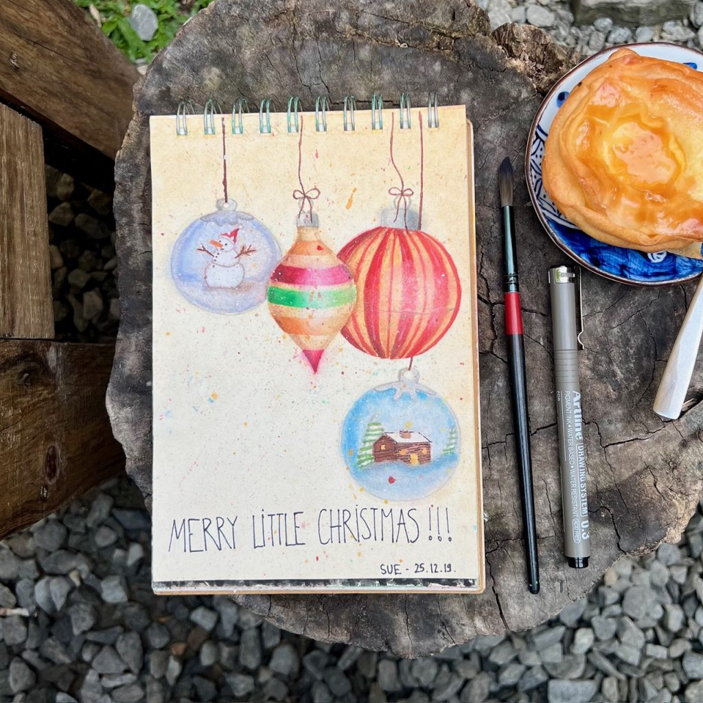 Watercolor - Christmas Ornaments