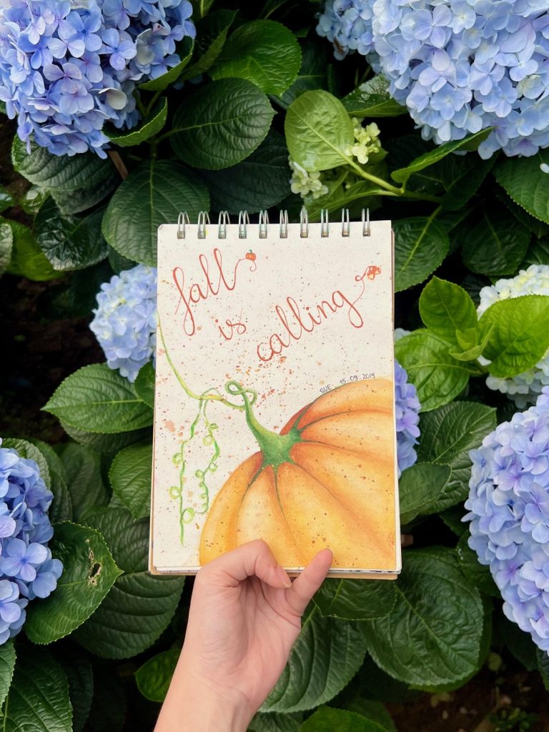Watercolor - Fall Pumpkin