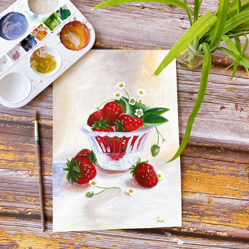 Acrylic - Strawberry