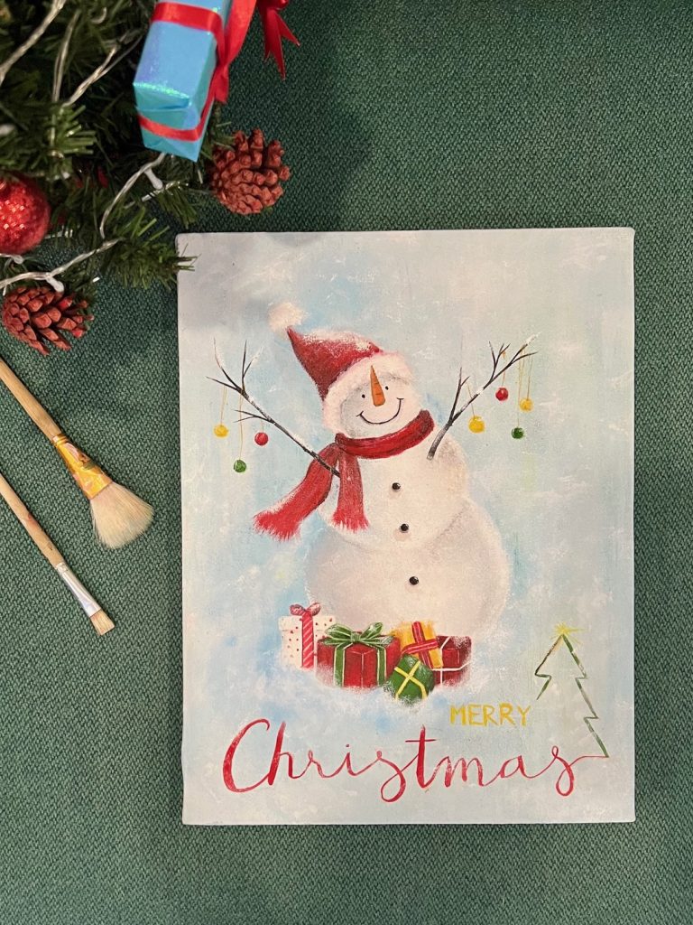 Acrylic - Christmas Snowman