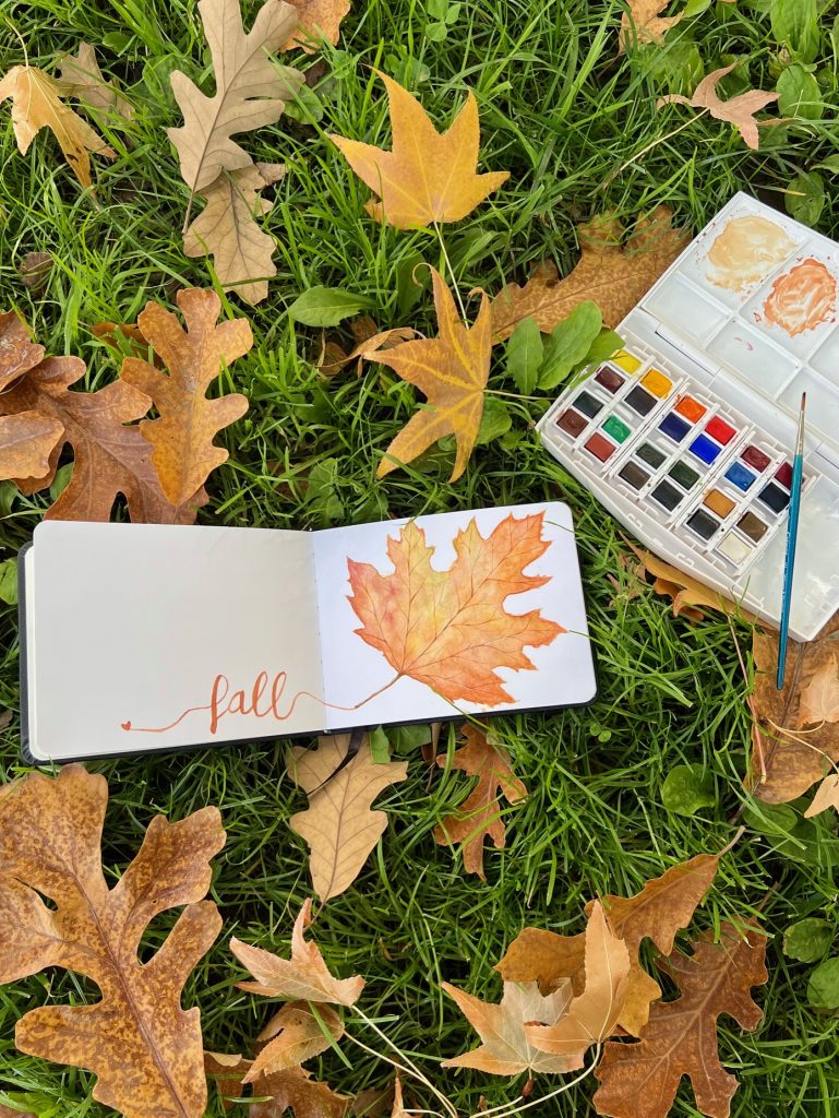 Watercolor - Fall Leaf