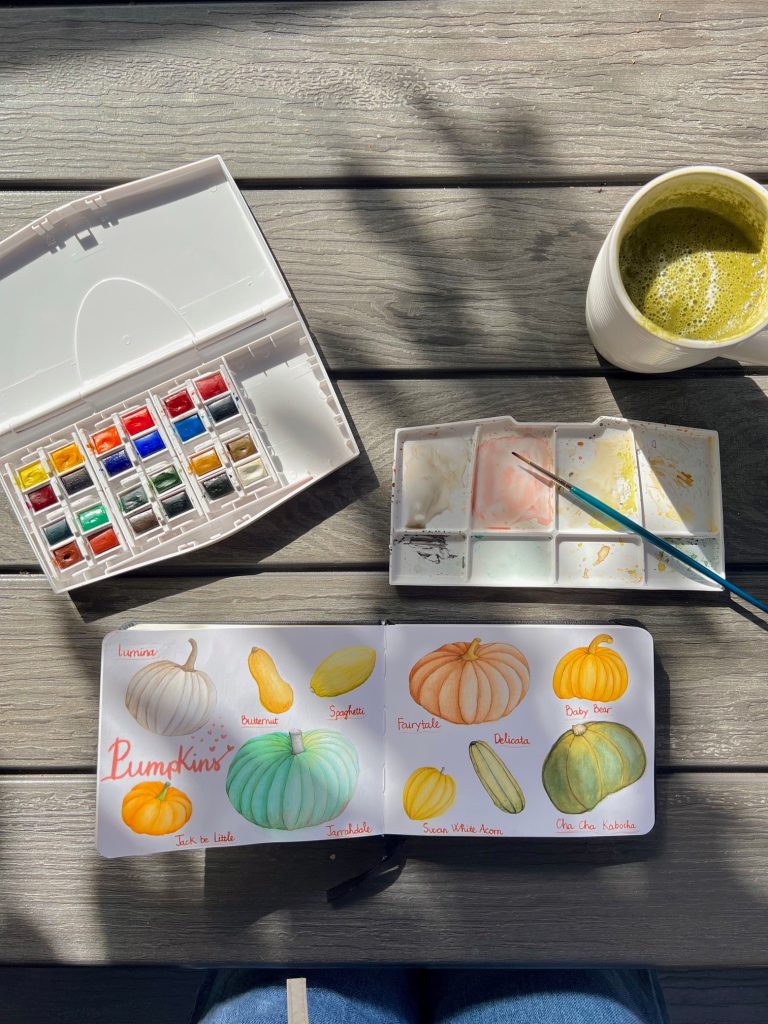 Watercolor - Fall Pumpkin Collection