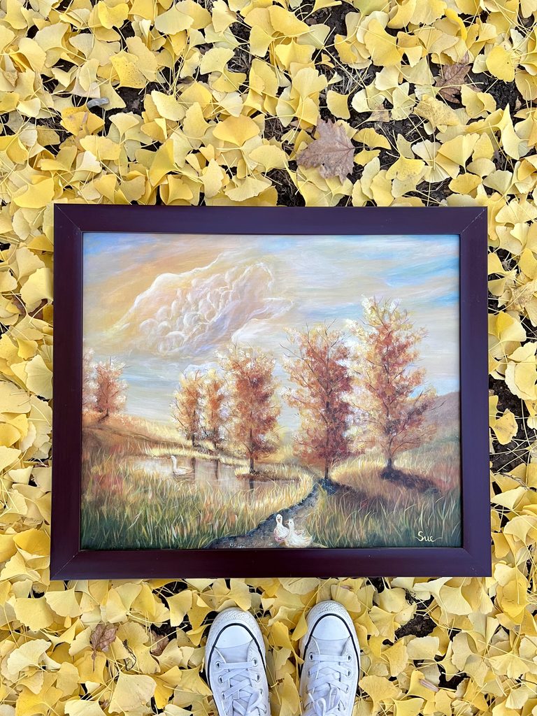 Acrylic - Fall Ducks