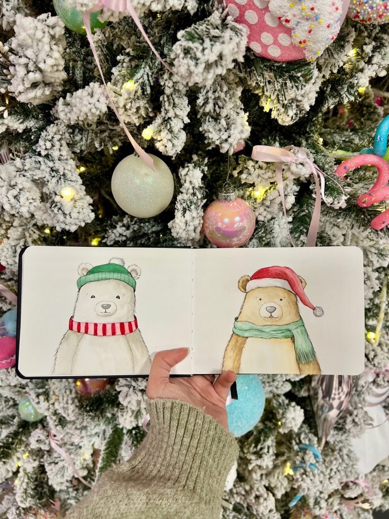 Watercolor - Christmas Bears