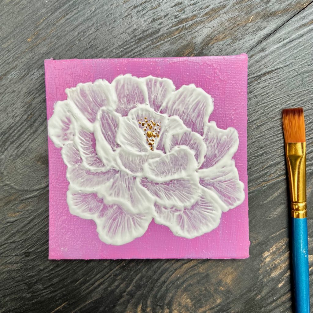 Acrylic - Peony