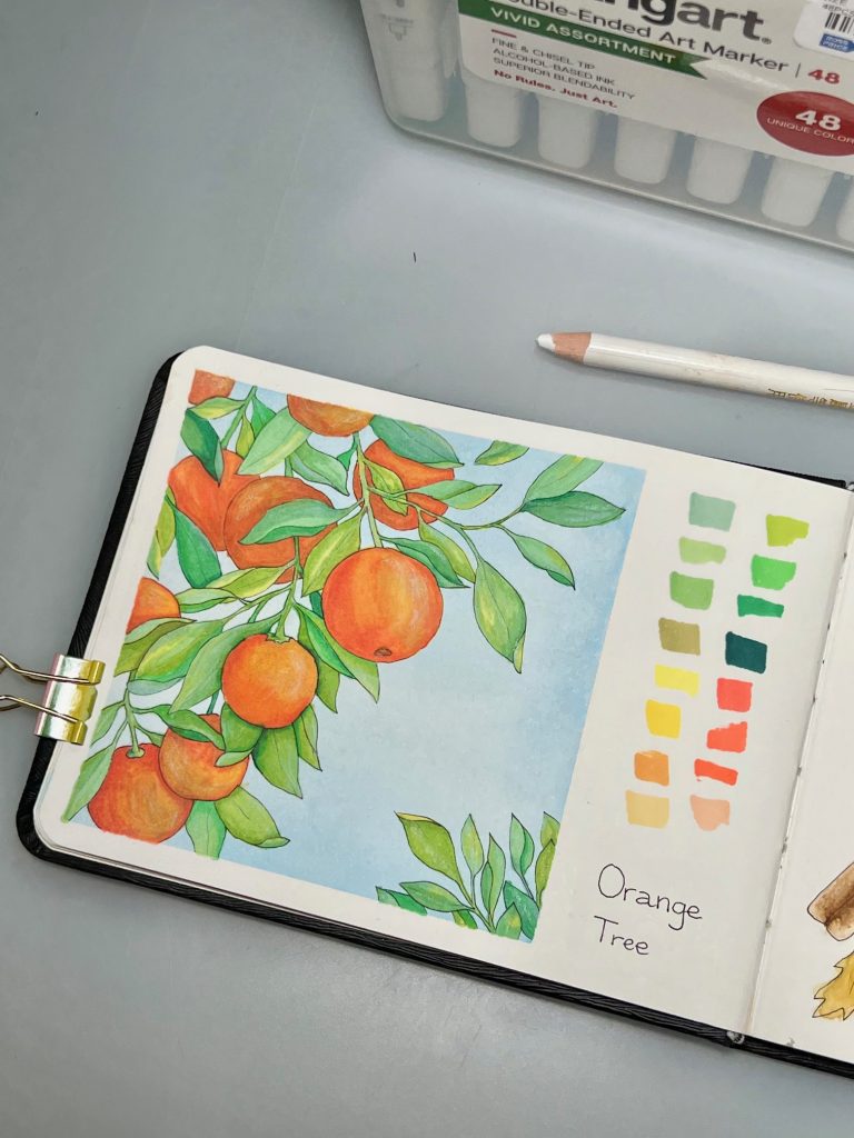 Watercolor - Orange