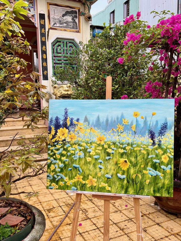 Acrylic - Flower Field